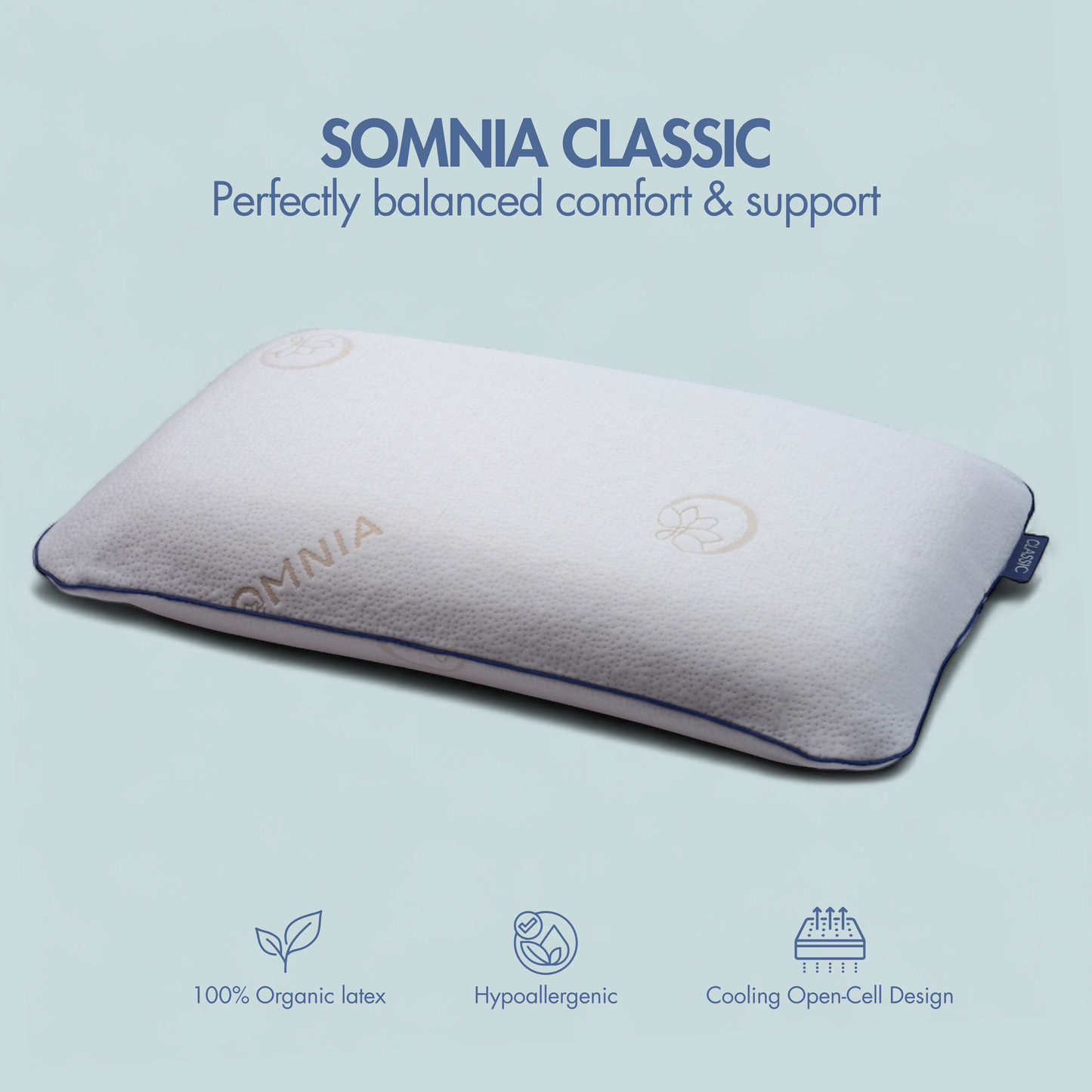 SOMNIA Classic Pillow - Balanced Support